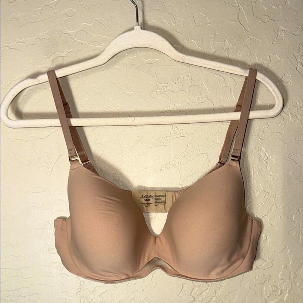 Soma bodify perfect coverage nude bra size 36D
